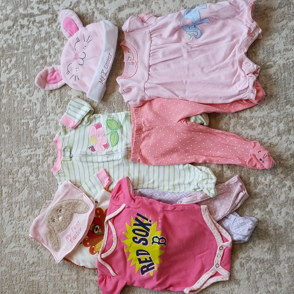 Baby Girl Bundle 8 Items 0-6 months